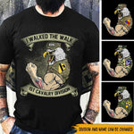 US Army Veteran Custom Shirt I Walked The Walk Personalized Gift - PERSONAL84