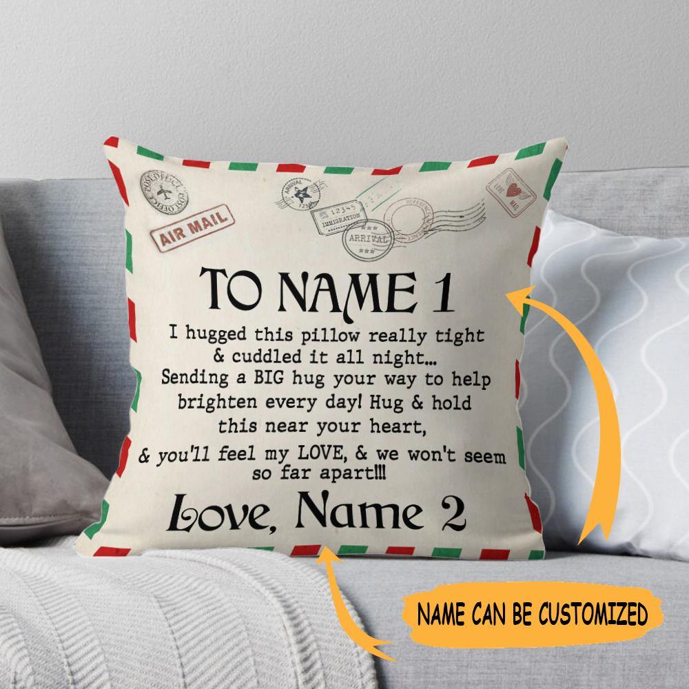 Valentine Long Distance Relationship Custom Pillow Personalized - PERSONAL84