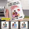 Valentine&#39;s Day Custom Mug I Just Want To Touch Your Butt All The Time Funny Personalized Gift - PERSONAL84