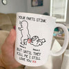 Valentine&#39;s Day Custom Mug Your Farts Stink Personalized Gift - PERSONAL84