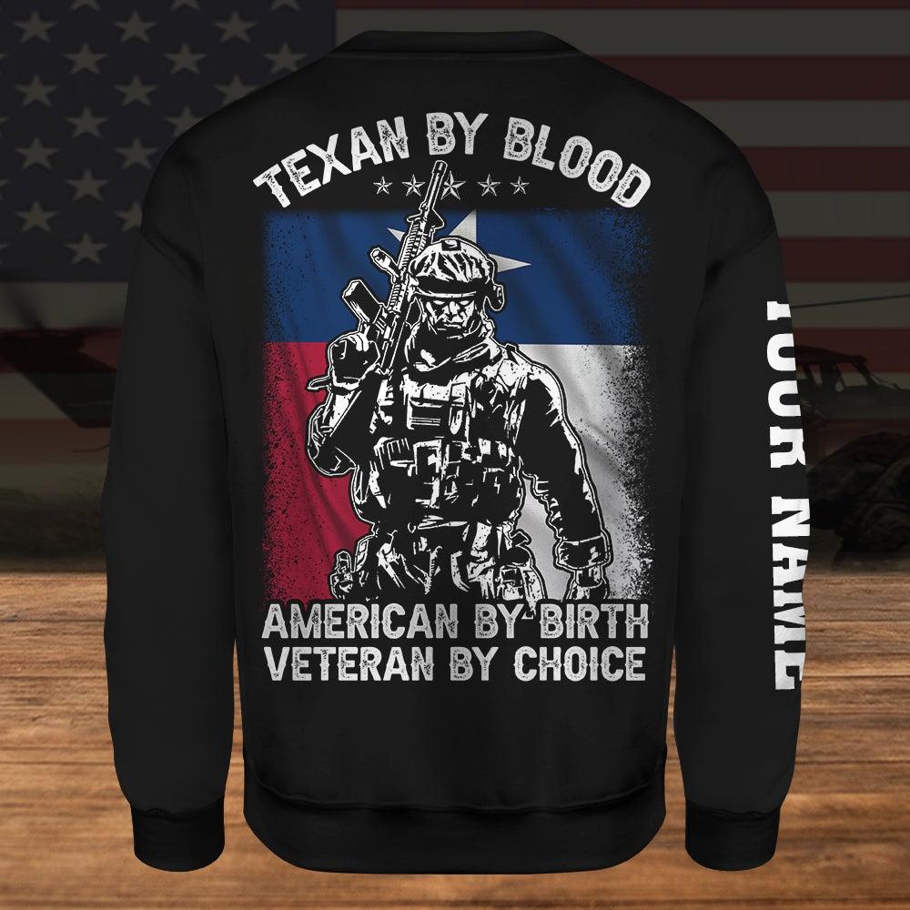 Veteran Custom All Over Printed Shirt American By Birth Veteran By Choice Personalized Gift - PERSONAL84