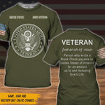 Veteran Custom All Over Printed Shirt Person Who Wrote A Blank Check Personalized Gift - PERSONAL84