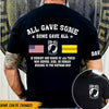 Veteran Custom All Over Printed Shirt Pow-Mia You Are Not Forgotten Personalized Gift - PERSONAL84