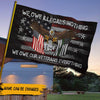 Veteran Custom Flag We Owe Illegals Nothing We Owe Our Veterans Everything Personalized Gift - PERSONAL84