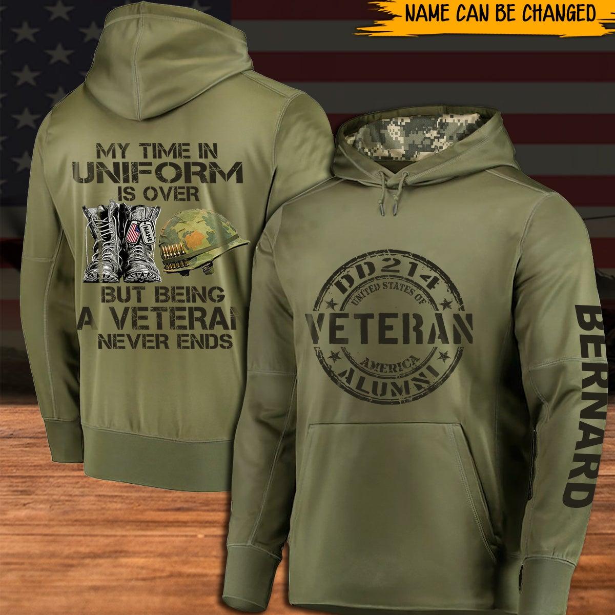 Veteran Custom Hoodie DD-214 Alumni Personalized Gift - PERSONAL84