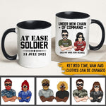 Veteran Custom Mug At Ease Soldier Personalized Gift - PERSONAL84