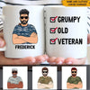 Veteran Custom Mug Grumpy Old Veteran Personalized Gift - PERSONAL84