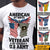 Veteran Custom Shirt American By Birth Veteran By Choice Personalized Gift - PERSONAL84