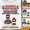 Veteran Custom Shirt Army Son Warning Personalized Gift - PERSONAL84