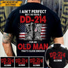 Veteran Custom Shirt DD-214 Military Alumni Personalized Gift - PERSONAL84