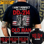 Veteran Custom Shirt DD-214 Military Alumni Personalized Gift - PERSONAL84