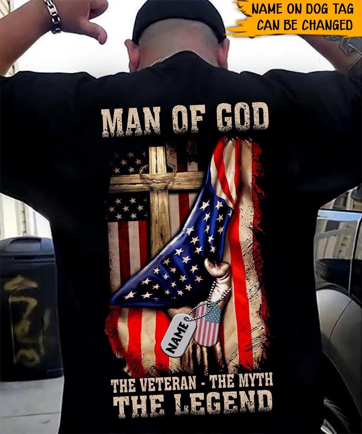 Veteran Custom Shirt Man of God Personalized Gift - PERSONAL84