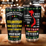 Veteran Custom Tumbler Anniversary Combat Memorial Viet Nam War Personalized Gift - PERSONAL84