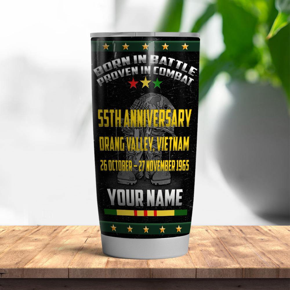 Veteran Custom Tumbler Anniversary Combat Memorial Viet Nam War Personalized Gift - PERSONAL84