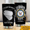 Veteran Custom Tumbler Proud to have served Personalized Gift - PERSONAL84