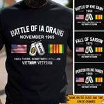 Vietnam Veteran Custom Shirt Darang Valley I Was There Sometimes I Still Am Personalized Gift - PERSONAL84