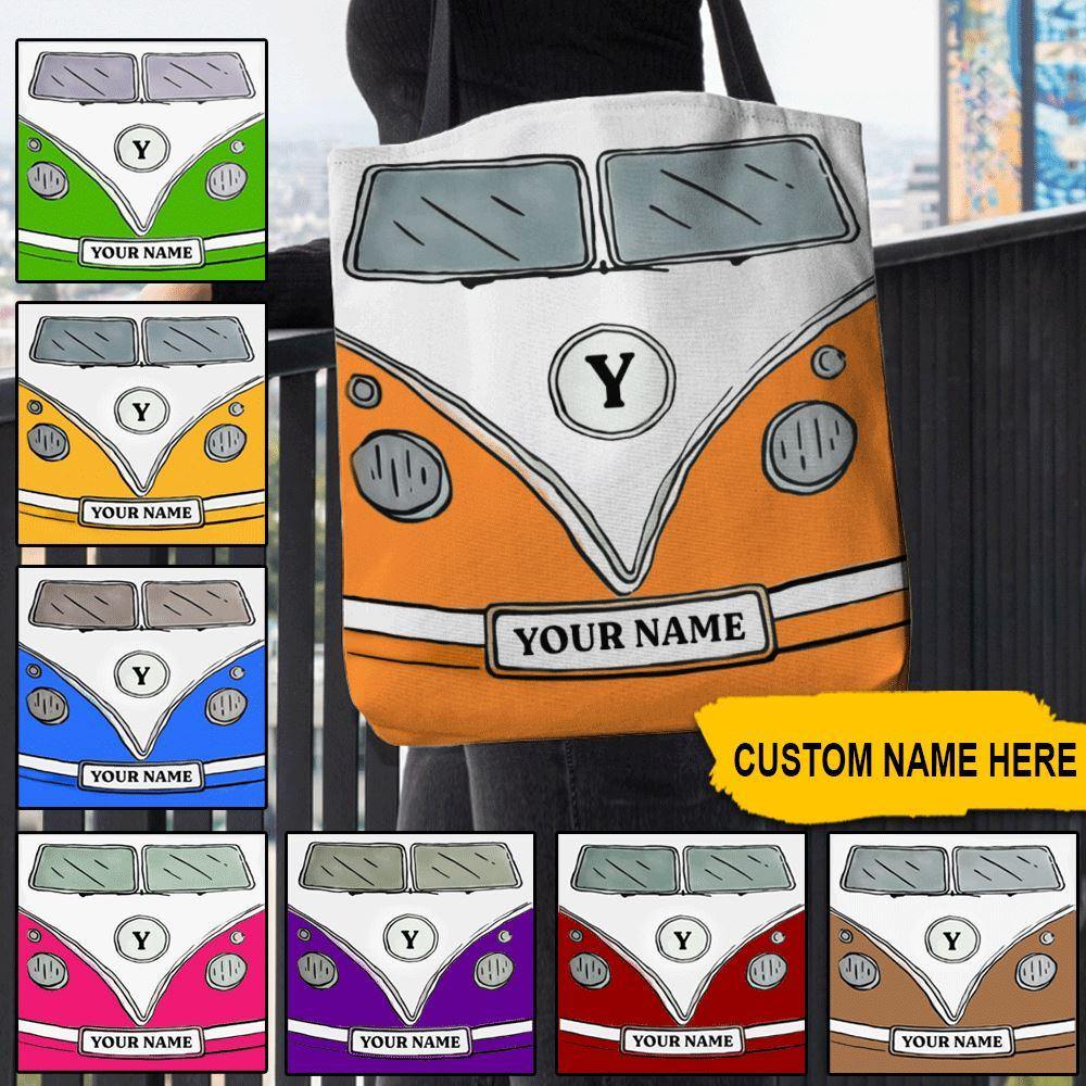 VW Camper Custom All Over Tote Bag VW Camper Personalized Gift - PERSONAL84