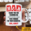 Welder Father&#39;s Day Custom Thanks For Teaching Me How To Be A Man Personalized Gift - PERSONAL84