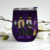 Witch Custom Wine Tumbler Like Mother Like Daughter Oh Crap Personalized Gift