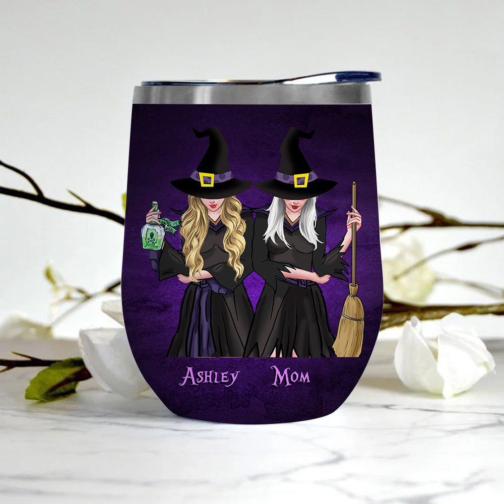 Mother Custom Wine Tumbler Like Mother Like Daughter Oh Crap Personali -  PERSONAL84