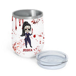 Murder Show Custom Wine Tumbler I Watch Enough They'll Never Find You Personalized Gift