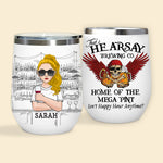 Alcoholic Custom Wine Tumbler Home Of The Mega Pint Personalized Gift