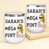 Alcoholic Custom Wine Tumbler Mega Pint Personalized Gift