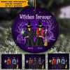 Witch Custom Circle Ornament Witches Forever Personalized Christmas Gift - PERSONAL84