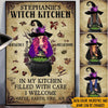 Witch Custom Poster In My Kitchen Filled With Care I Welcome Water Earth Fire Air Personalized Gift - PERSONAL84