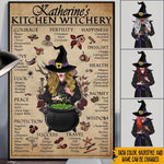 Witch Custom Poster Kitchen Witchery Personalized Gift - PERSONAL84