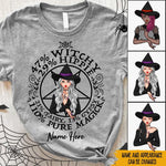 Witch Custom Shirt 47% Witchy 110% Pure Magick Personalized Gift - PERSONAL84