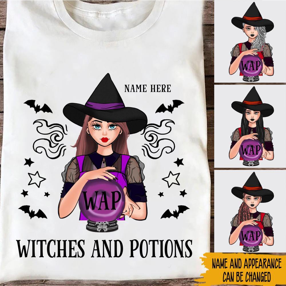 Witch Custom Shirt Witches And Potions Personalized Halloween Gift - PERSONAL84