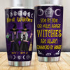 Witch Custom Tumbler Best Witches Connected By Heart Personalized Gift - PERSONAL84