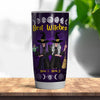 Witch Custom Tumbler Best Witches Connected By Heart Personalized Gift - PERSONAL84