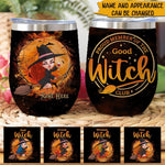 Witch Custom Wine Tumbler Proud Member Of The Witch Club Personalized Gift - PERSONAL84