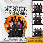 Witches Sister Custom T Shirt Witches Proud Sisters Personalized Gift - PERSONAL84