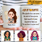 Woman Custom Mug Cup Of Fuckoffee Grumpy Girl Personalized Gift - PERSONAL84