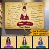 Yoga Custom Poster I Am Personalized Gift For Yoga Lovers - PERSONAL84