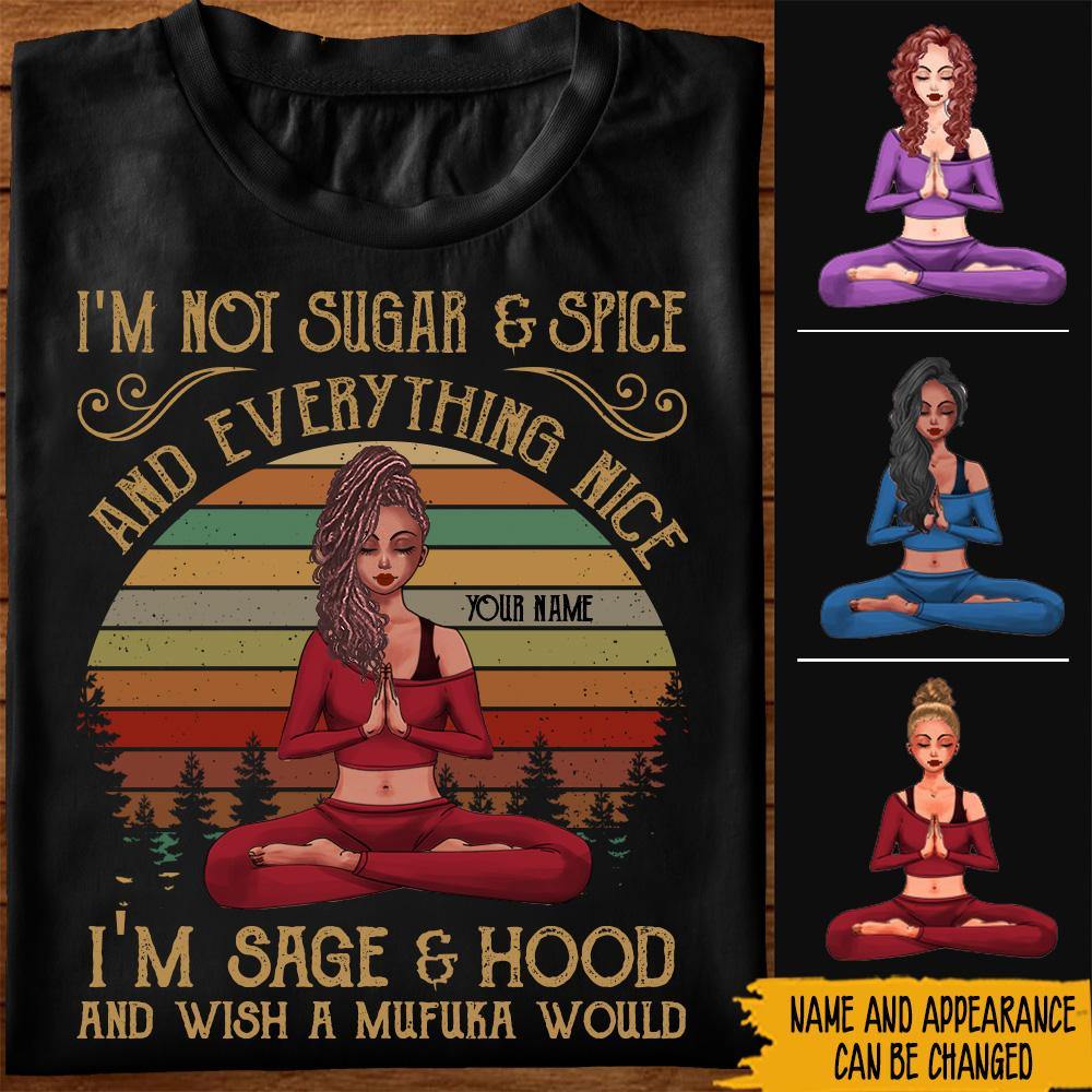 Yoga Custom Shirt Sage And Hood And Wish A Mufuka Would Personalized Gift - PERSONAL84