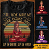 Yoga Custom Shirt Y&#39;all Gon&#39; Make Me Burn Some Sage Up In Here Personalized Gift - PERSONAL84