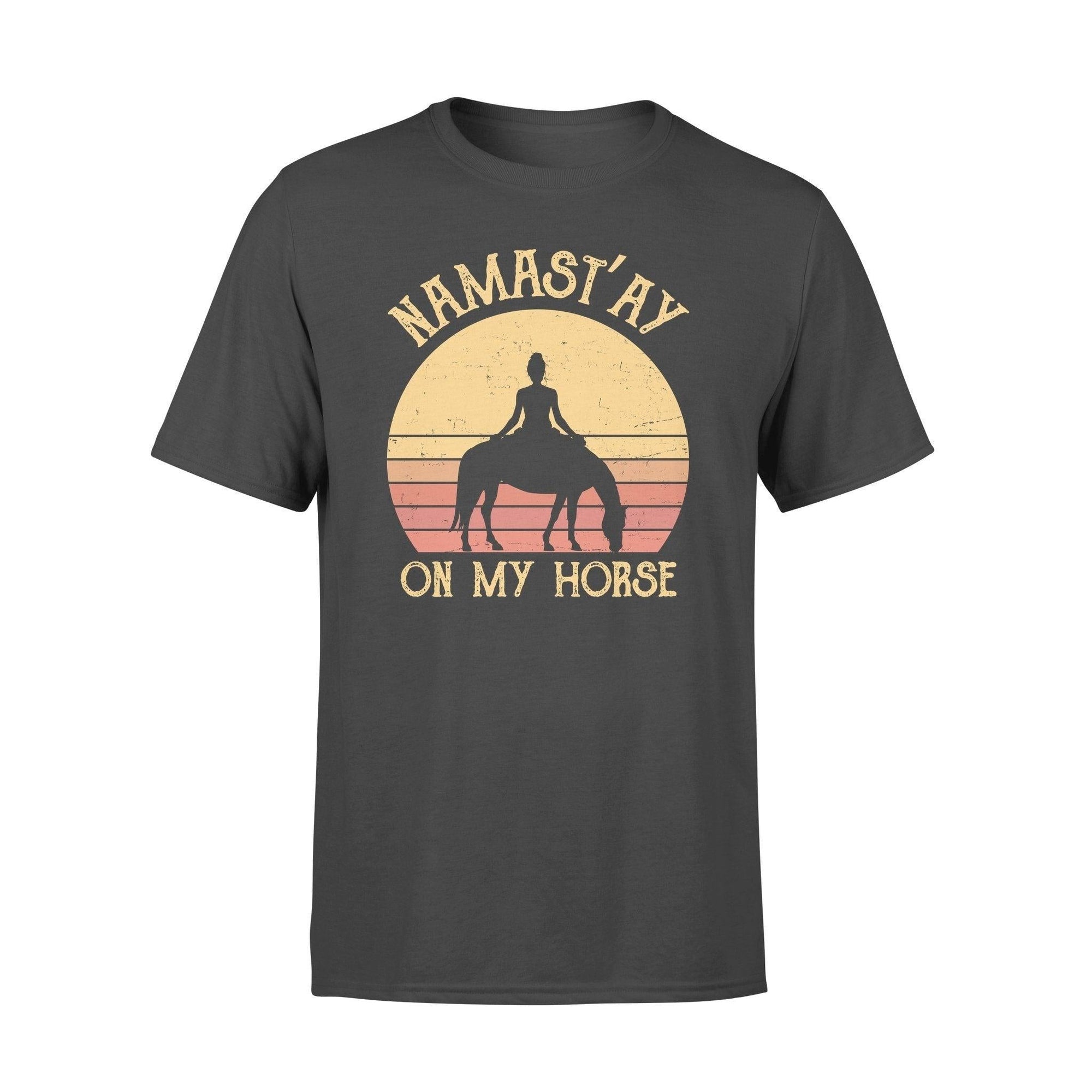 Yoga, Horse Namastay On My Horse - Standard T-shirt - PERSONAL84