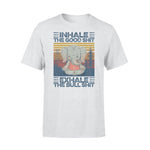 Yoga Inhale The Good Shit Funny Elephant Yoga- Standard T-shirt - PERSONAL84